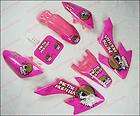 NEW Pink 3M DECALS STICKERS Graphics Kits for Honda CRF50 STYLE Pit 