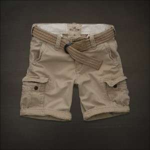   Mens Hollister By Abercrombie & Fitch Cargo Shorts Faria Beach  