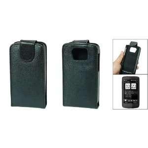   Magnetic Flip Leather Case Cover Black for HTC Touch HD: Electronics