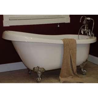 Acrylic Slipper Clawfoot 67 Bathtub Bath Tub PACKAGE  