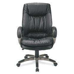 Realspace Soho Harrington High back Leather Chair  