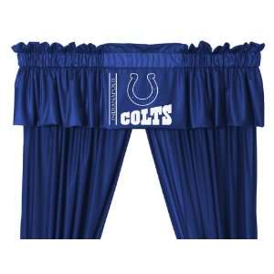   Indianapolis Colts NFL Team Logo Valance And Drapery Set Sports