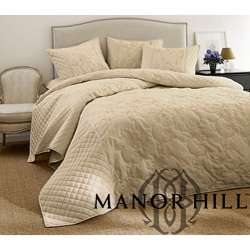 Manor Hill Claremont Linen/ Ivory Bedspread  