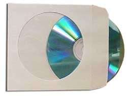 5000 Paper CD DVD R CDR Sleeve Window Flap Envelope New  
