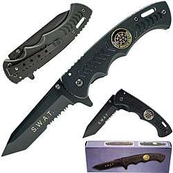   Assist Law Enforcement Tanto Blade Knives (Set of 3)  Overstock