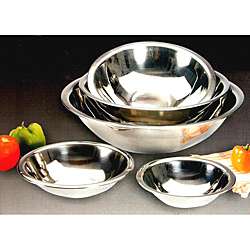 Prime Pacific 5 piece Stainless Steel Mixing Bowl Set  Overstock