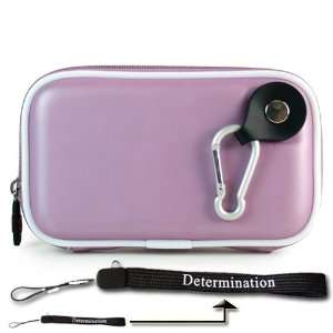 Kroo Eva Cube Carrying Zipper Case (Purple) with Determination Hand 