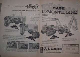 1957 Case Tractor AD 310 crawler 310 loader backhoe  