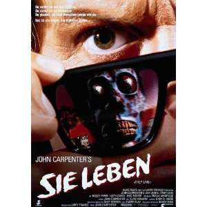  They Live Poster German 27x40 Roddy Piper Keith David Meg 