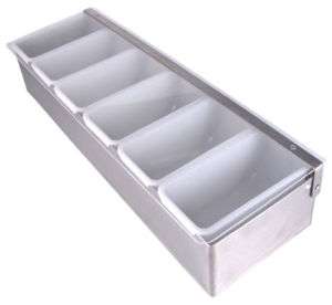 Pint Stainless Steel Condiment Holder Bar Catering  