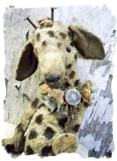   Vintage Style ★ OLD ToY Primitive GIRAFFE ★ by Whendis Bears
