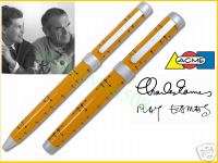 NEW Charles & Ray Eames Acme Pen Set   DOTS Yellow  NIB  