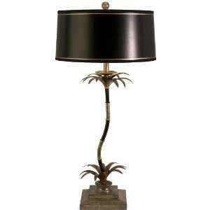 Paradise Table Lamp, 27Hx16D, BLACK BRONZE 