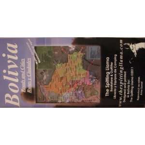  Bolivia Map Roads and Cities (9789995420697) David 