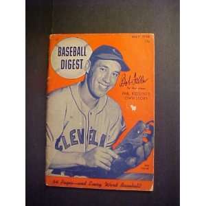  Bob Feller Cleveland Indians Autographed May 1946 Baseball 