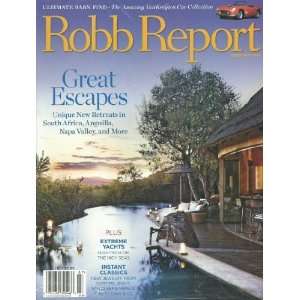  Robb Report & The Robb Report Collection Magazines July 