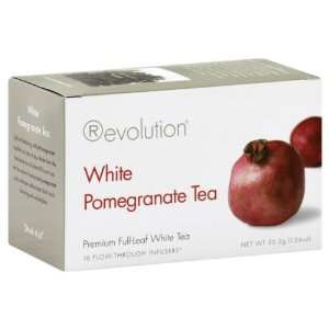 Revolution, Tea White Pomegranate, 16 Bag (6 Pack)  