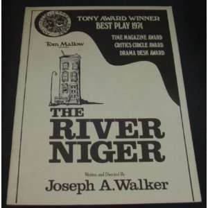  THE RIVER NIGER   PLAYBILL   1974: JOSEPH A. WALKER: Books