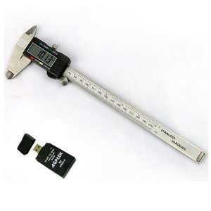  8 inch LCD Digital Vernier Caliper/Micrometer PLUS AGPtek 