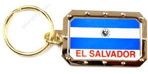 El Salvador Keychain / Keychain / El Salvador Flag  