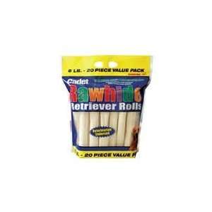  I M S Trading Corp Rawhide Retriever Roll 20 Pack   06202 