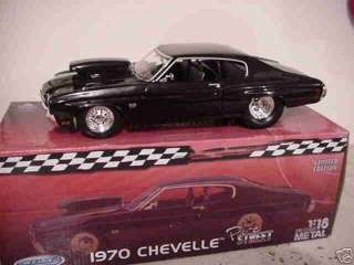Supercars 1:18 1970 Chevelle Super Street Black 1/1200  