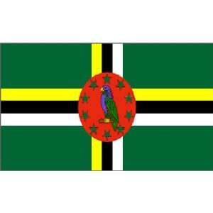  Dominica 6 x 10 Nylon Flag Patio, Lawn & Garden