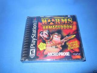 Worms Armageddon PlayStation PS1 PS2 New FACTORY SEALED 076930996805 