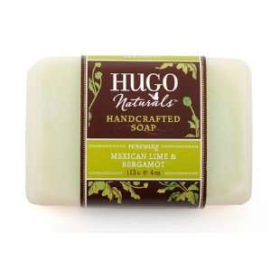    Hugo Naturals Mexican Lime & Bergamot Bar Soap 4 oz bar: Beauty