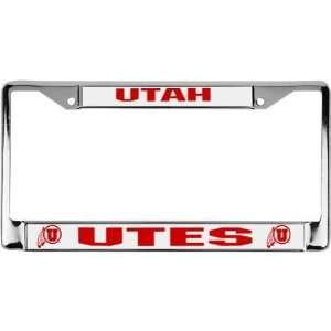 University of Utah Chrome License Plate Frame:  Sports 