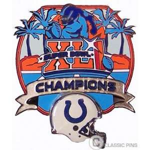  Indianapolis Colts Super Bowl XLI Champs Pin (PD) Sports 
