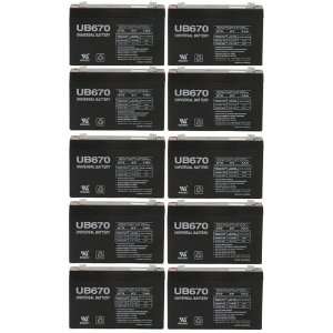  Lithonia ELB0607 Replacement Rhino Battery   10 Pack Electronics