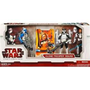   Wars Legacy Collection Battle Pack Clone Trooper Squad: Toys & Games