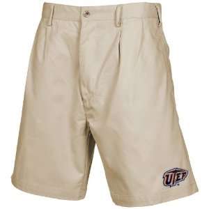  UTEP Miners Khaki Pleated Shorts