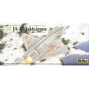  HELLER   1/72 JA37 Jaktviggen Aircraft (Plastic Models 