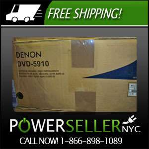 Denon DVD 5910 DVD A/V Player dvd 5910 New! dvd5910  