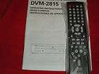 denon rc 947 remote control for dvm 2815 w manual