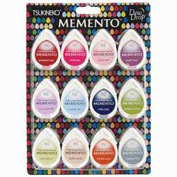 Memento Dew Drop Dye Ink Pads (Pack of 12)  