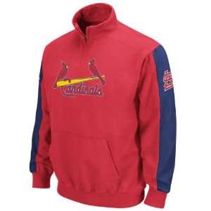   St. Louis Cardinals Red Bases Loaded 1/4 Zip Fleece: Sports & Outdoors