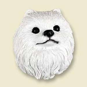  American Eskimo, Miniature Dog Head Magnet (2 in) Pet 