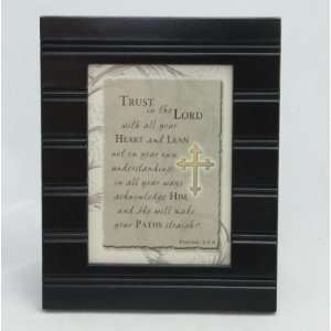   Plaque Frame Trust in the Lord Proverbs Verse F204SB
