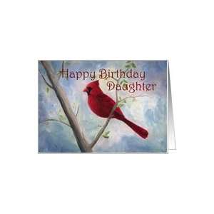  Cardinal Happy Birthday Daughter Card: Toys & Games