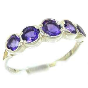   Amethyst Eternity Band Ring   Size 10   Finger Sizes 5 to 12 Available