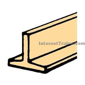   Scale Lumber 22 Long Tee Stripwood   1/4 (5 Per Pack) Toys & Games