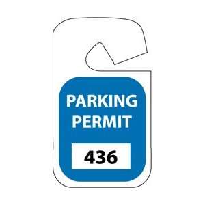     Parking Permit, Rearview Mirror, Blue, 401 500