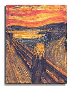 Edvard Munch The Scream Stretched Canvas Art  Overstock