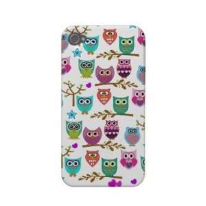  Changeable background owls Iphone 4 Case mate Cases: Cell 