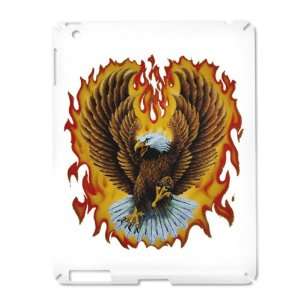  iPad 2 Case White of Eagle with Flames 