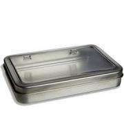 Blank Clear Lid Metal Tin Box Survival Kit Container Storage Travel 