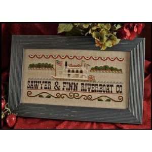   : Mississippi Riverboat   Cross Stitch Pattern: Arts, Crafts & Sewing
